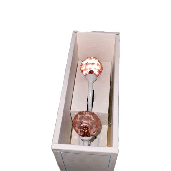 POTTERY BARN KIDS HOOK CROCHET PINK CRYSTAL BEDROOM BATHROOM NURSERY PRINCESS - Picture 4 of 5